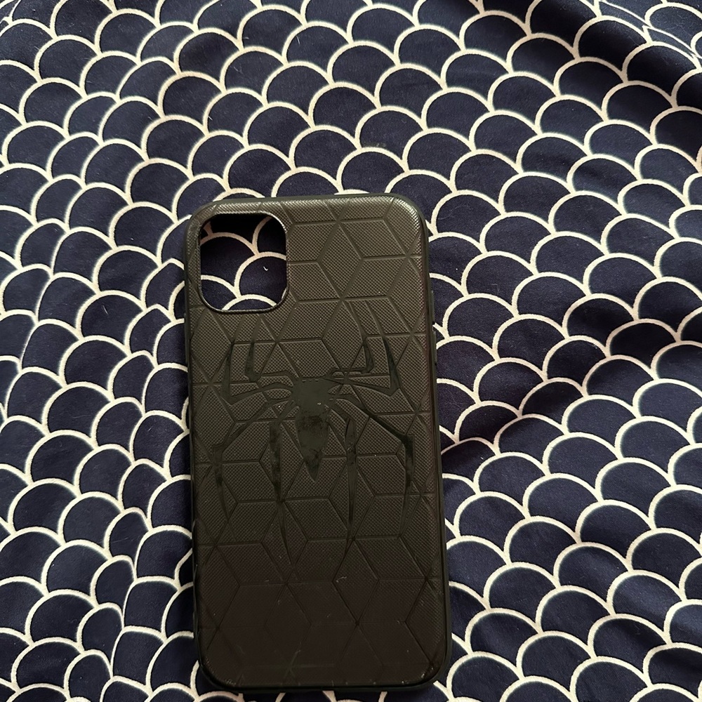 Black Spriderman print Phone case IPhone 11